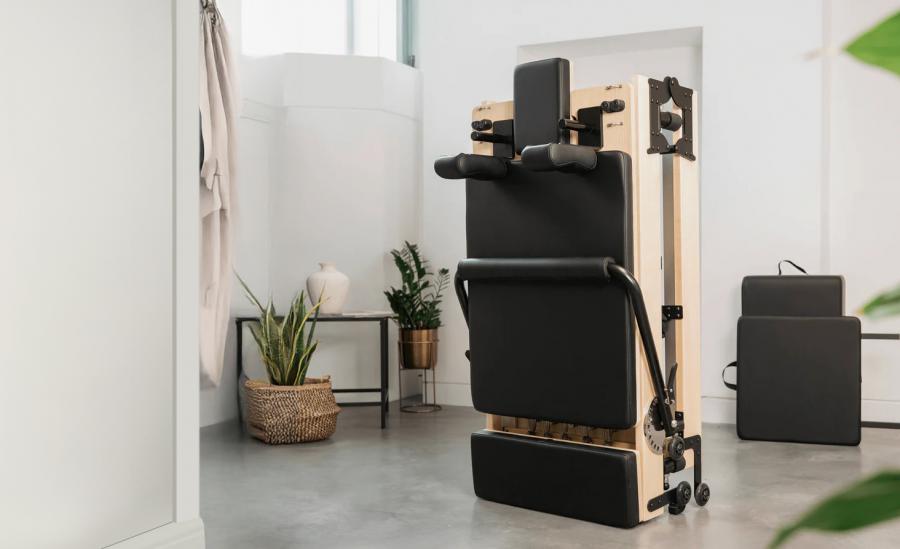 folding pilates reformer