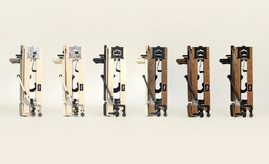 folding pilates reformer