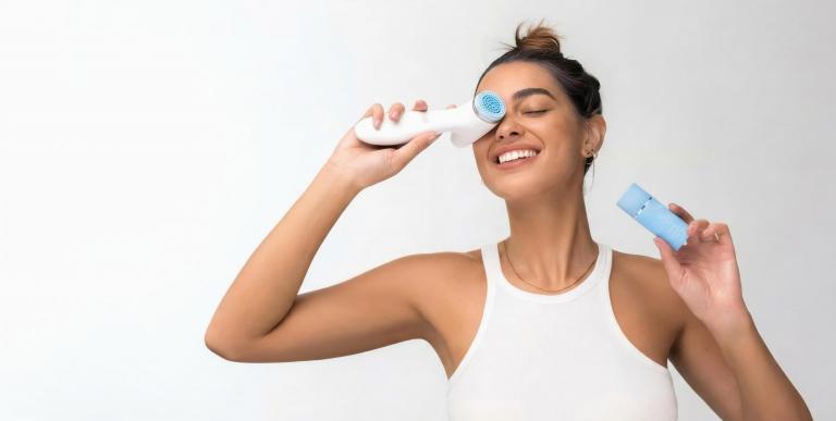 Smart, connected cleanser for improved facial skincare